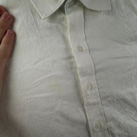 Robert Graham White Long Sleeve Button Up Shirt Men Size 2XL Floral Classic Fit - Picture 16 of 16